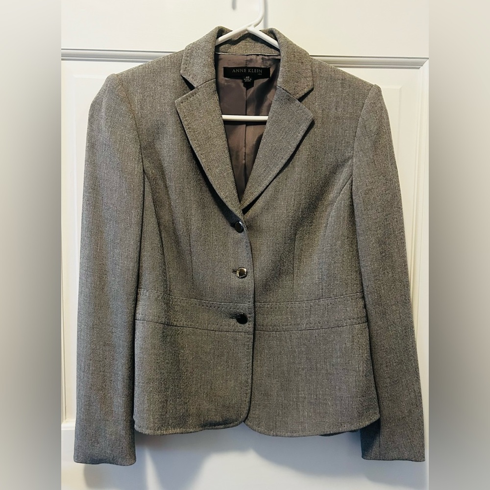 Grey Anne Klein Suit Jacket